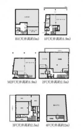 世田谷給田三丁目ビルの基準階図面
