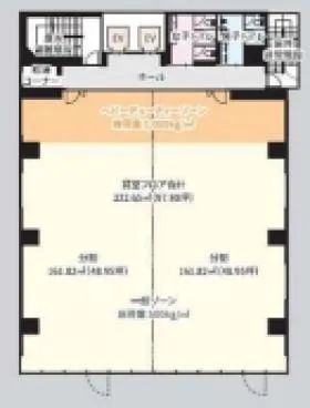 安田第3ビルの基準階図面