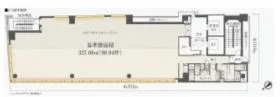 ヒューリック銀座一丁目ビルの基準階図面