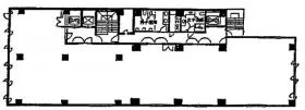 山田ビルの基準階図面