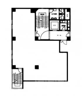 第二プレシーザビルの基準階図面
