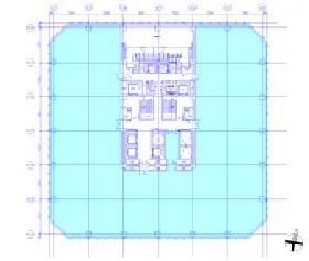 平河町森タワーの基準階図面