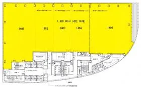 有楽町イトシアオフィスタワーの基準階図面