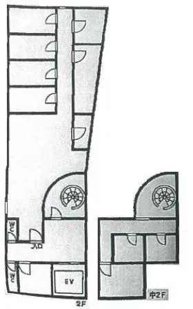 Kプラザビルの基準階図面
