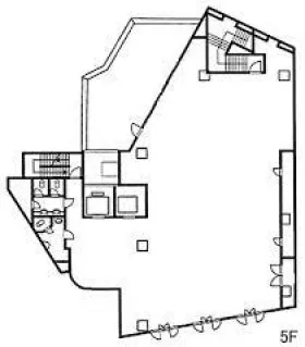 カゲオカビルの基準階図面