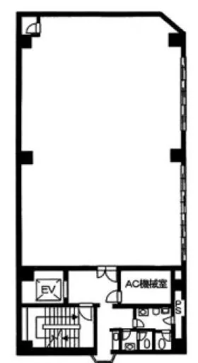 小川ビルの基準階図面