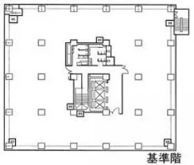 CJビルの基準階図面