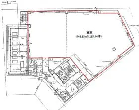 Daiwa渋谷宮益坂ビルの基準階図面