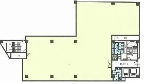 ヤナセ渋谷ビルの基準階図面