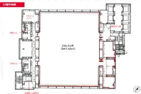 日本アムウェイ本社の基準階図面