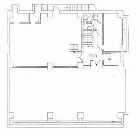 晩翠軒【取壊し済み】ビルの基準階図面