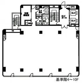 いちご広尾の基準階図面