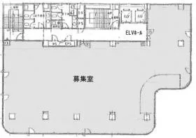 ビアンクォードビルの基準階図面