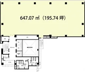JMFビル渋谷02(旧:渋谷桜丘スクエア)の基準階図面