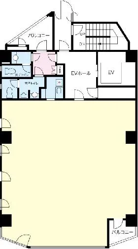 VORT笹塚(エルカクエイ笹塚)の基準階図面