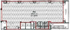 HF浜松町ビルディングの基準階図面