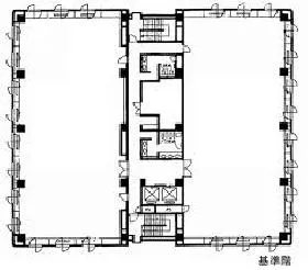NBF渋谷イーストビルの基準階図面