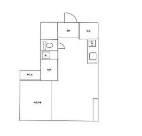 並木橋ビルの基準階図面
