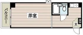 グランドメゾン新宿御苑の基準階図面