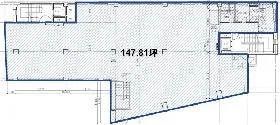 四谷駅前ビルの基準階図面