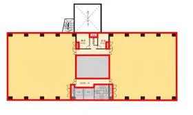 市ヶ谷キャナルコート(旧:市ヶ谷テーブルメディアセンタービルの基準階図面