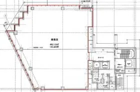 ミラザ新宿ビルの基準階図面