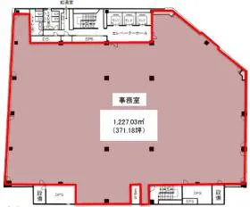 新宿光風ビルディングの基準階図面