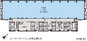 セントラルプラザビルの基準階図面