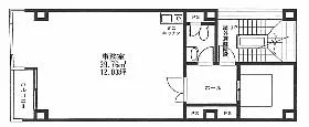 新橋シティビルの基準階図面
