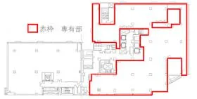 HUNDRED CIRCUS East Towerの基準階図面