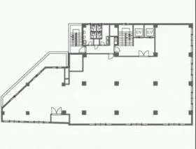 全菓連ビルの基準階図面