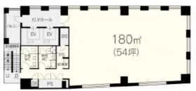 赤坂日ノ樹ビルの基準階図面