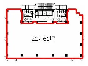 BPRプレイス神谷町(CR神谷町)ビルの基準階図面