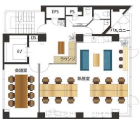 駅チカ おしゃれの居抜き賃貸オフィス物件(約30坪) ｜居抜きオフィス物件検索サイト【vivit-ビビット】（サムネイル2）