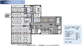 東京都港区三田の居抜き賃貸オフィス物件(約105坪) ｜居抜きオフィス物件検索サイト【vivit-ビビット】（サムネイル2）