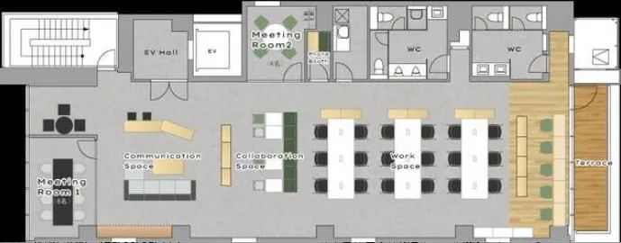 　 　の居抜き賃貸オフィス物件(約70坪) ｜居抜きオフィス物件検索サイト【vivit-ビビット】（2）