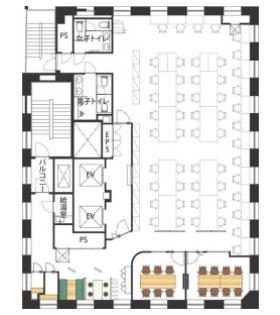 東京都中央区新川の居抜き賃貸オフィス物件(約80坪) ｜居抜きオフィス物件検索サイト【vivit-ビビット】（サムネイル2）