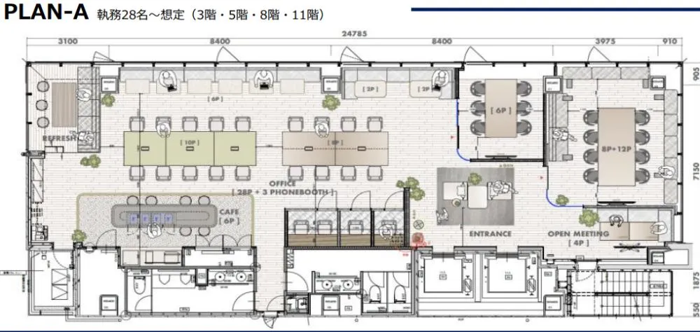 東京都港区芝の居抜き賃貸オフィス物件(約70坪) ｜居抜きオフィス物件検索サイト【vivit-ビビット】（2）