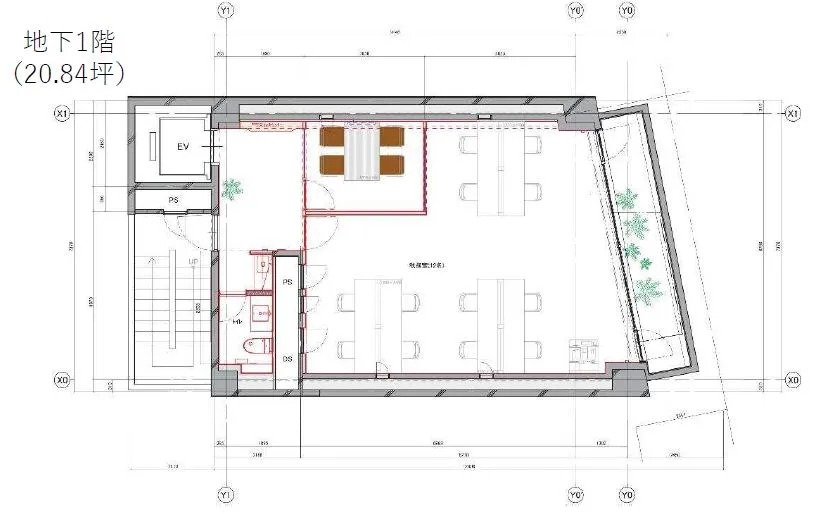 東京都中央区日本橋久松町 約20坪の居抜き賃貸オフィス物件(約20坪) ｜居抜きオフィス物件検索サイト【vivit-ビビット】（2）