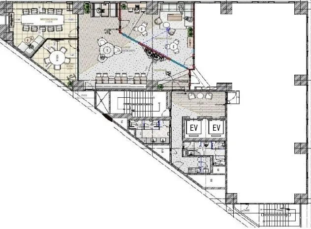 東日本橋駅　徒歩1分 会議室付きセットアップオフィスの居抜き賃貸オフィス物件(約110坪) ｜居抜きオフィス物件検索サイト【vivit-ビビット】（2）