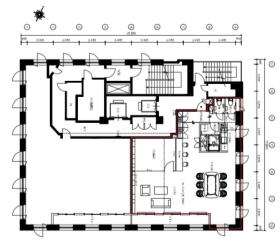 茅場町エリア30坪 地下に入居者専用の会議室ありの居抜き賃貸オフィス物件(約30坪) ｜居抜きオフィス物件検索サイト【vivit-ビビット】（サムネイル2）