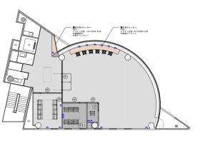 テレカンブース付き！ モダンな内装の居抜き賃貸オフィス物件(約55坪) ｜居抜きオフィス物件検索サイト【vivit-ビビット】（サムネイル2）