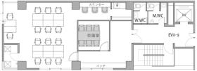 会議室付き！ 敷金0ヶ月！の居抜き賃貸オフィス物件(約25坪) ｜居抜きオフィス物件検索サイト【vivit-ビビット】（サムネイル2）