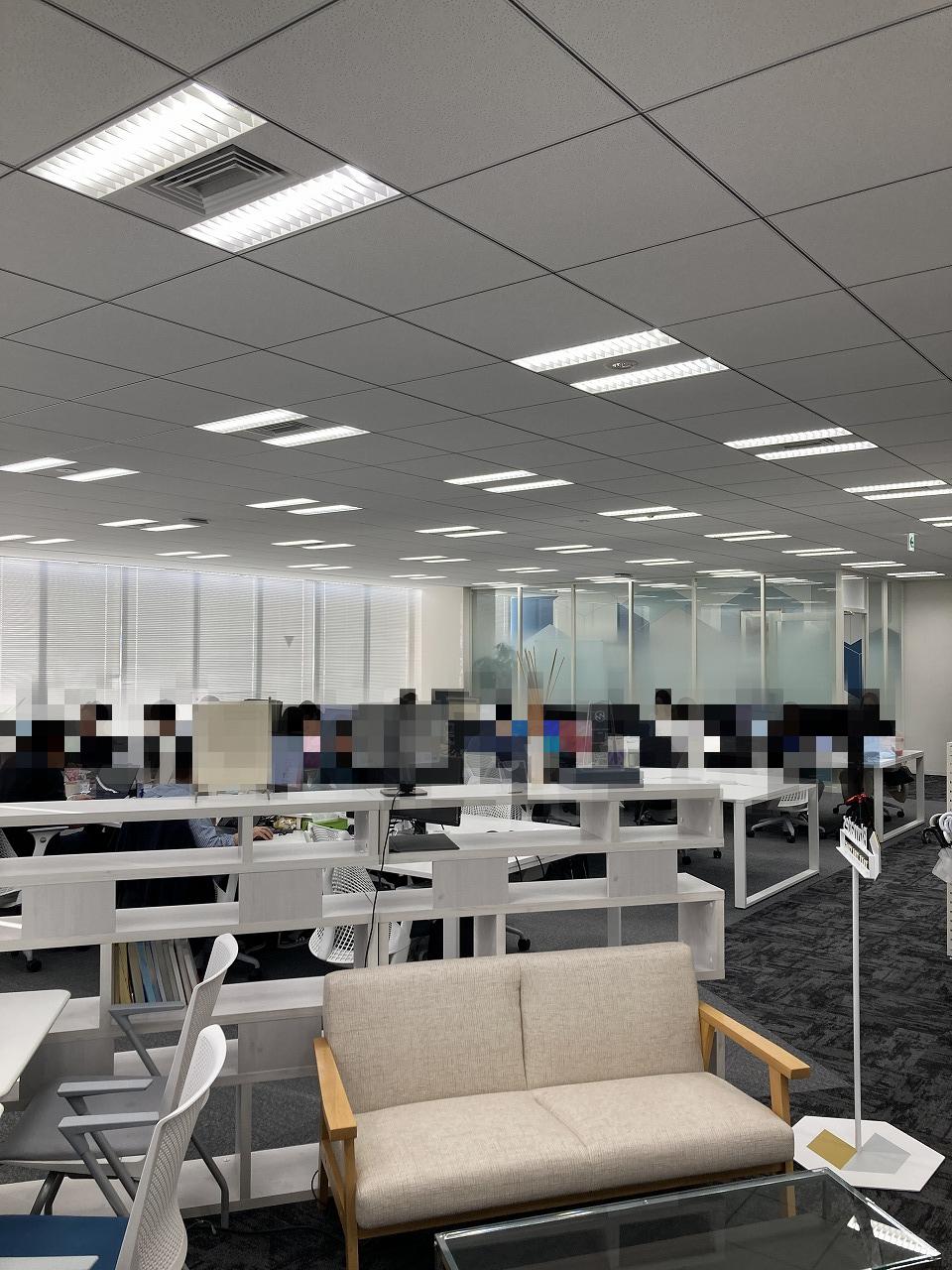 執務エリアのみで利用中 個室1室の居抜き賃貸オフィス物件(約60坪) ｜居抜きオフィス物件検索サイト【vivit-ビビット】（1）