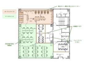会議室3つ付き セットアップオフィスの居抜き賃貸オフィス物件(約60坪) ｜居抜きオフィス物件検索サイト【vivit-ビビット】（サムネイル2）