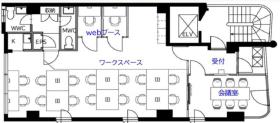 webブース2つ付き フルセットアップオフィスの居抜き賃貸オフィス物件(約25坪) ｜居抜きオフィス物件検索サイト【vivit-ビビット】（サムネイル2）