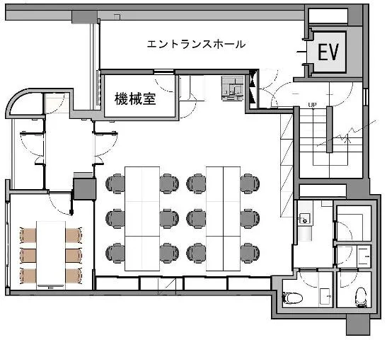 水道橋駅徒歩3分 会議室付きセットアップオフィスの居抜き賃貸オフィス物件(約25坪) ｜居抜きオフィス物件検索サイト【vivit-ビビット】（2）