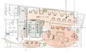会議室1室あり 什器付きありの居抜き賃貸オフィス物件(約40坪) ｜居抜きオフィス物件検索サイト【vivit-ビビット】（サムネイル2）