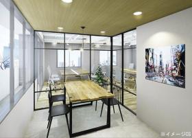 会議室造作済み！ デザイナーズ物件！の居抜き賃貸オフィス物件(約20坪) ｜居抜きオフィス物件検索サイト【vivit-ビビット】（サムネイル1）