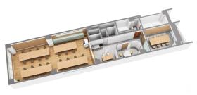 敷金1ヶ月 執務室30席収容可の居抜き賃貸オフィス物件(約45坪) ｜居抜きオフィス物件検索サイト【vivit-ビビット】（サムネイル2）